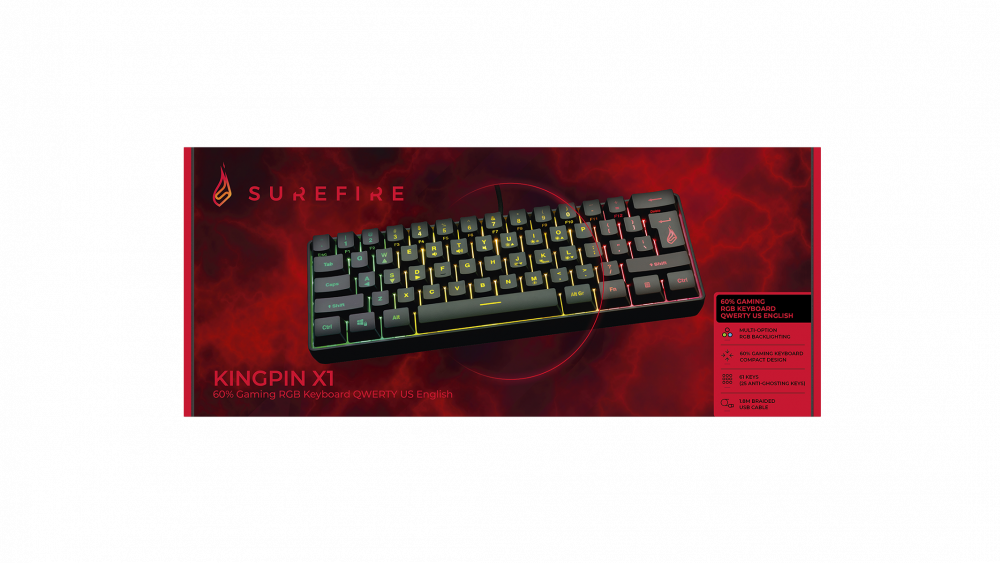 X1 60% RGB Gaming Keyboard