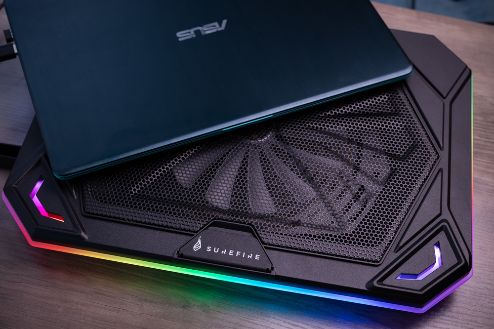 SureFire BORA X1 GAMING LAPTOP COOLING PAD WITH RGB - Image 2