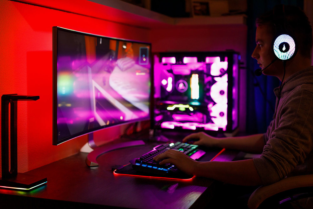 Silent Flight RGB Mouse Pad 680mm Wide