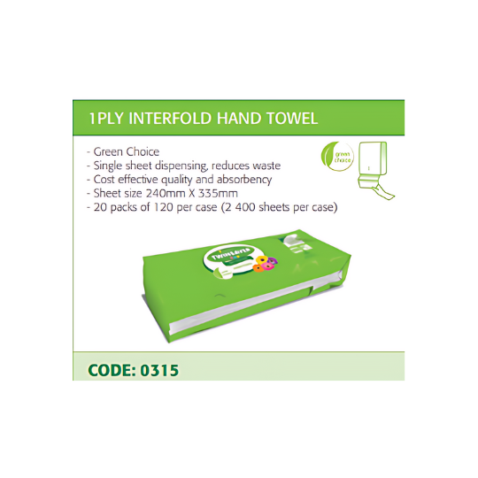Twinsaver 0315 V Fold Paper Towel