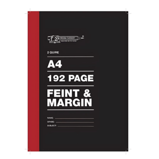 A4 Counter Book 192pg F/M