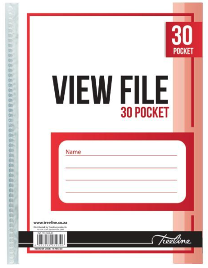 Display File View 30 Pocket