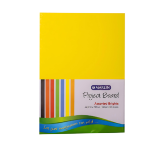 Project Board Brights 160g 50 Sheets